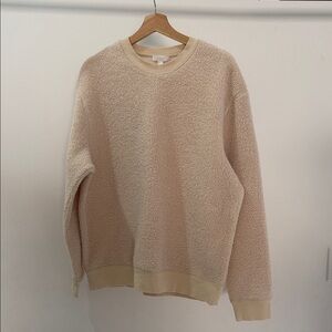COS Men's Cream Teddy Bear style Sweater